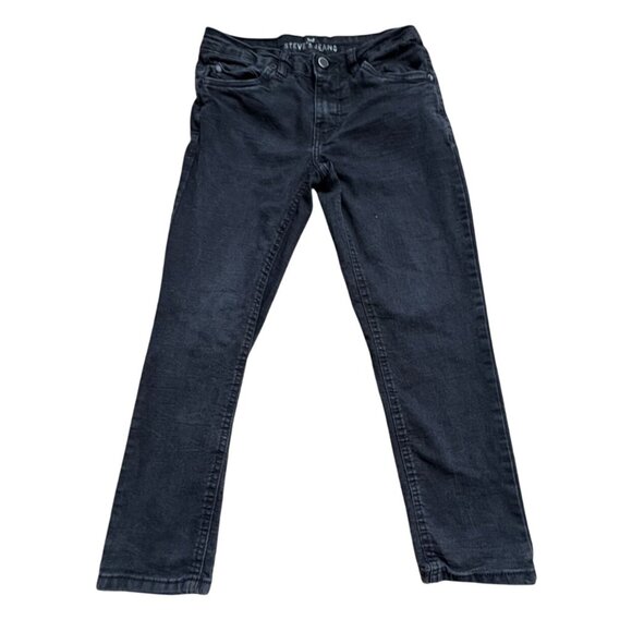 Steve's Jeans Boys Black Wash Denim Jeans-Size 8-GUC - Picture 1 of 6